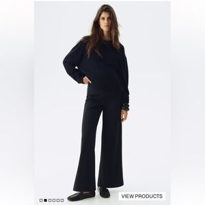 H&M Mama Wide Leg Dress Pants